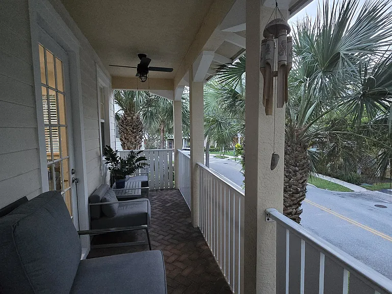 Second floor balcony