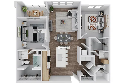 Floor plan The Jetstream (B1B)