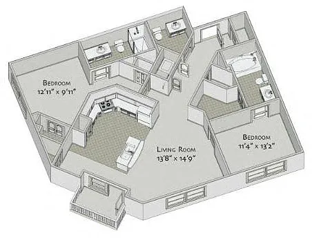 Floor plan B4