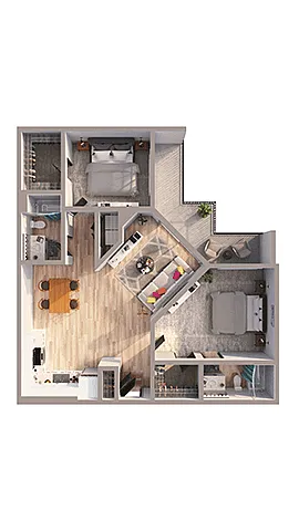 Floor plan B2D