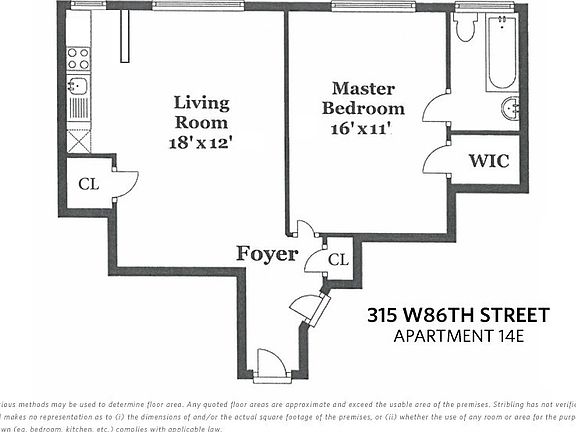 5th image of 315 W 86th St APT 14E