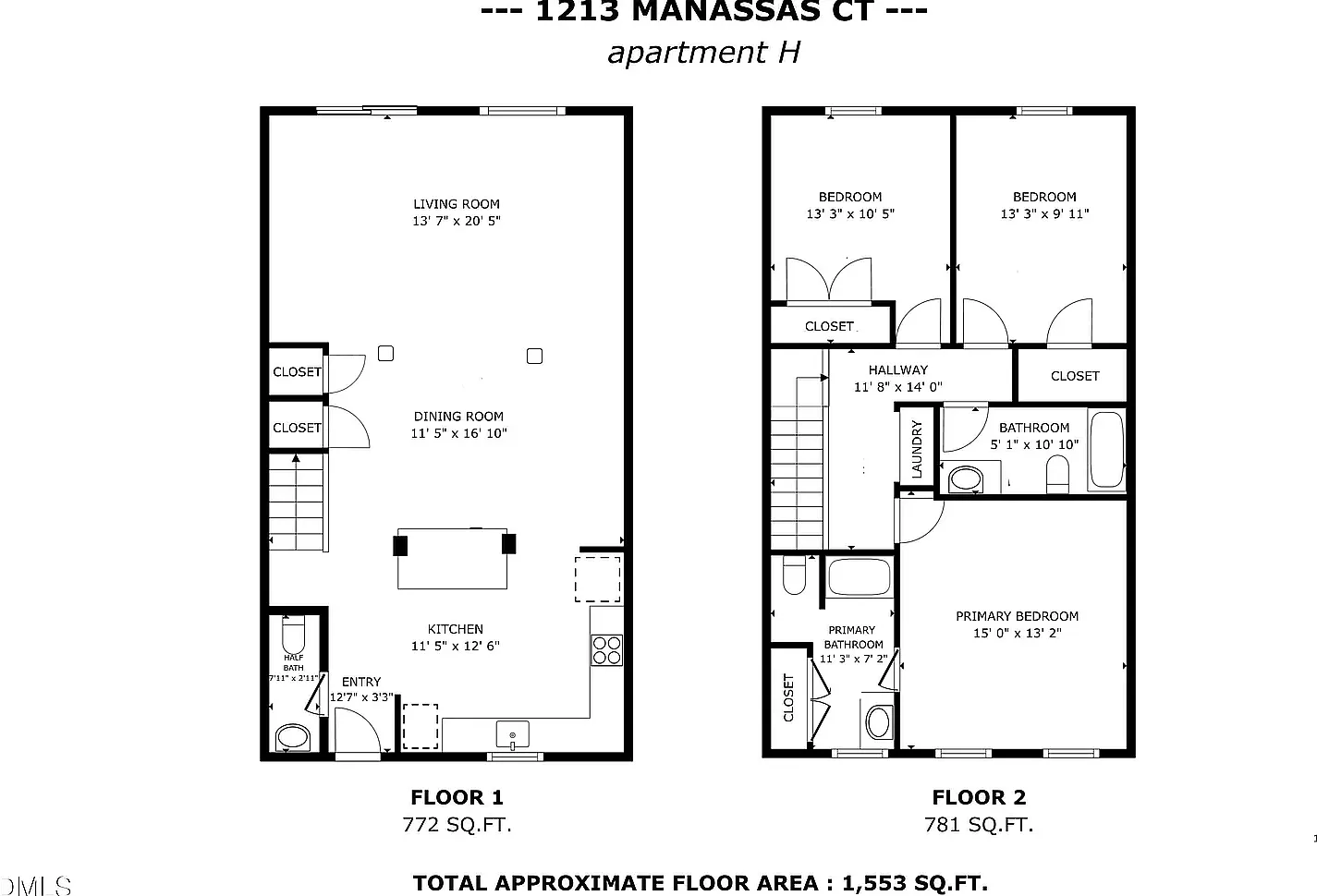 3 bed, 1553 sqft, $1,599 — Photo 2