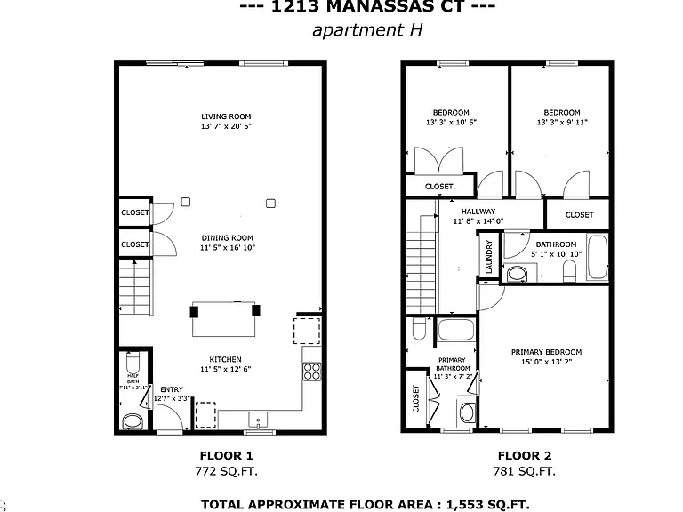 1213 Manassas Ct #H — Photo 2