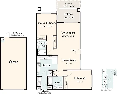 Floor plan Bingham - Upstairs