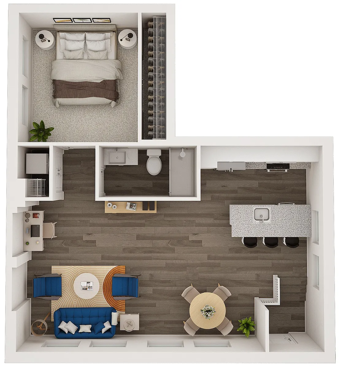 Floor plan APT 1 - UNION STATION