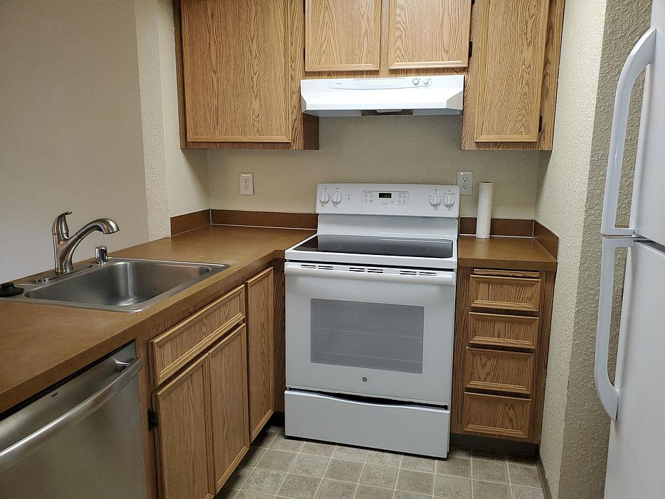 Kitchen with newer appliances.