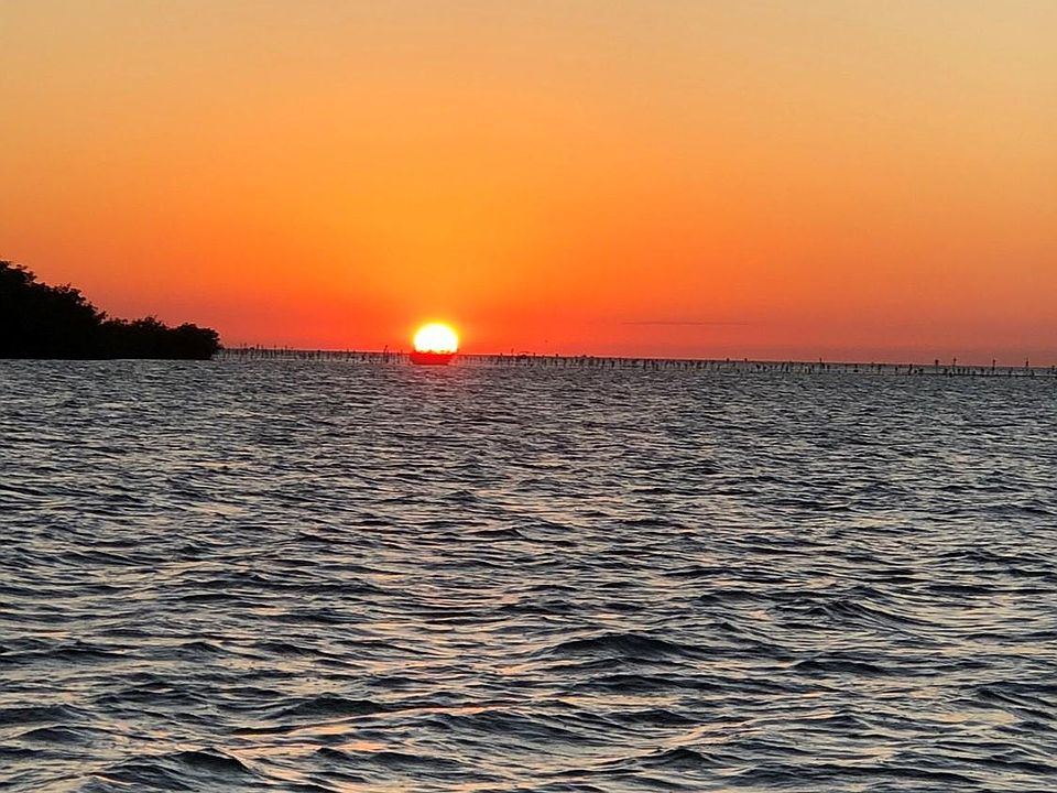 Gorgeous sunsets on the bay from Private Homeowners Park!