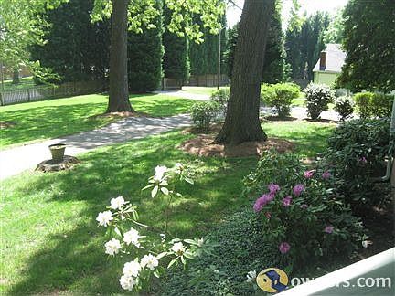 View from front of house