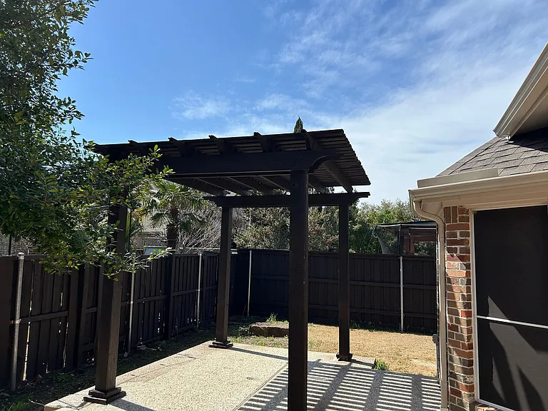 Covered patio