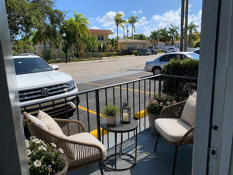 balcony outside bedroom