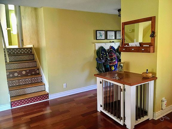 Stairs to 3 bdrms & bath