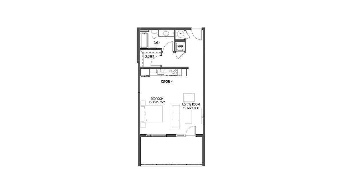 Floor plan Copper (ADA)