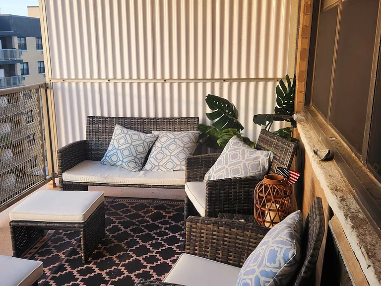 Large balcony