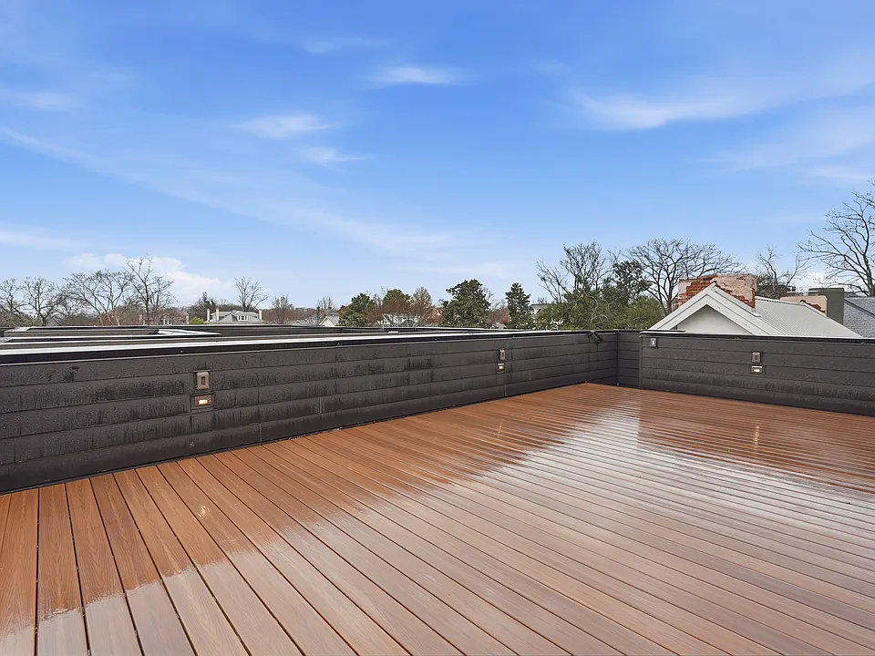 Private rooftop terrace, engineered for a hot tub and pre-plumbed for an outdoor kitchen. Perfect for entertaining and relaxing!