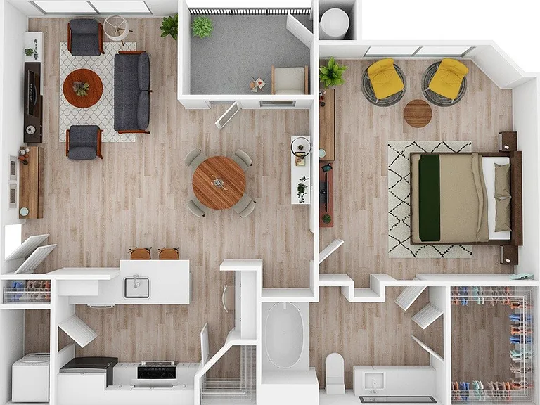 1 Bedroom | 1 Bath | 846 SF 1 Bedroom | 1 Bath | 846 SF