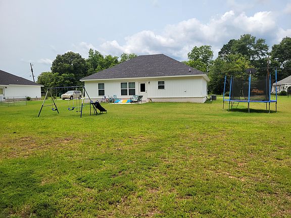 Backyard has room to play