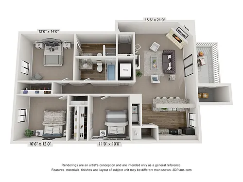 Floor plan Riverton - Renovated