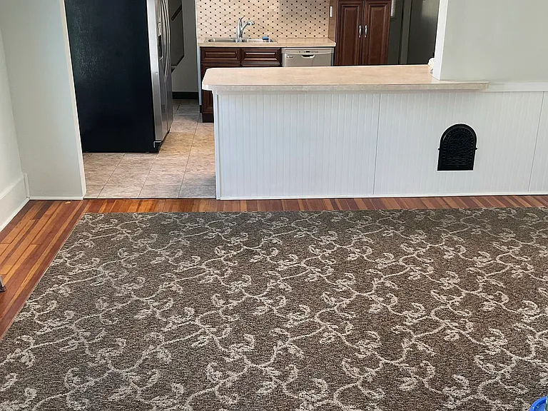 Dining room looking into kitchen