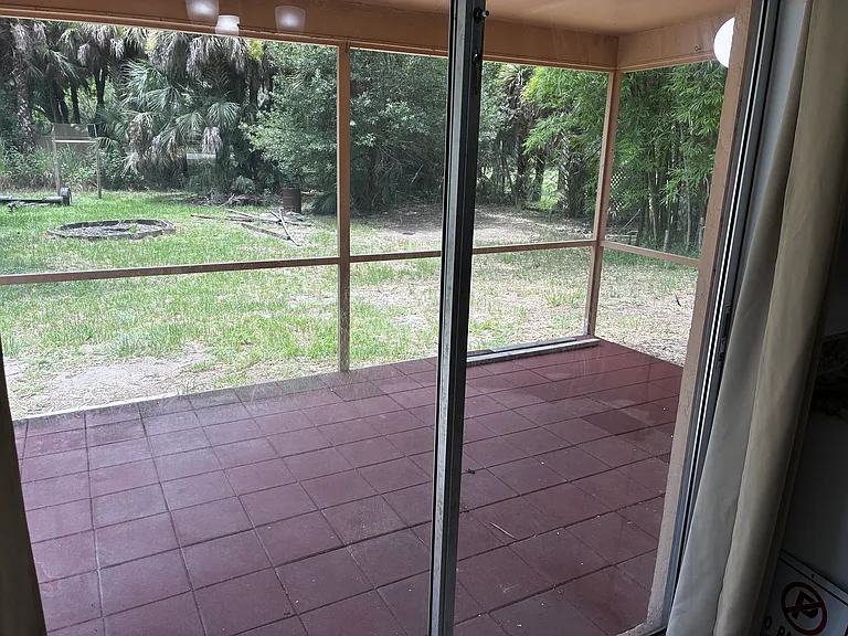 Lanai from indoors