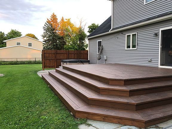 Steps added/stained 2019