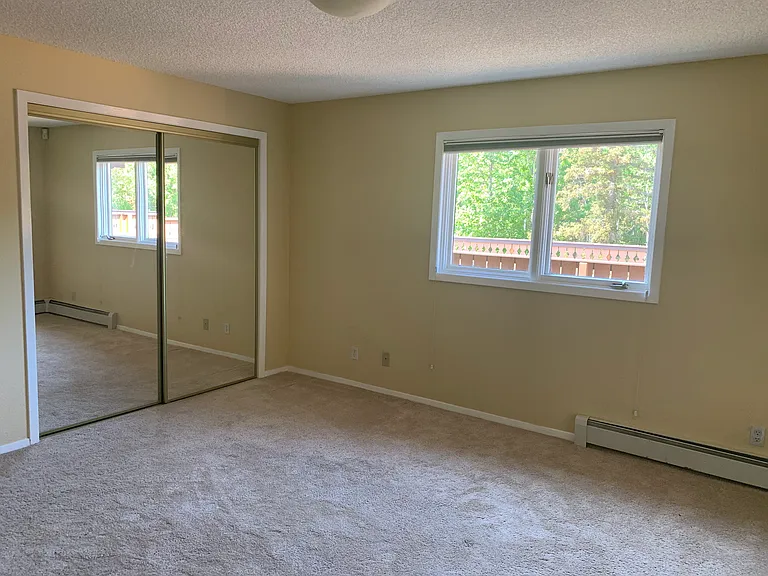 Bedroom and closet