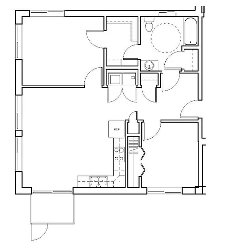 Floor plan 2B