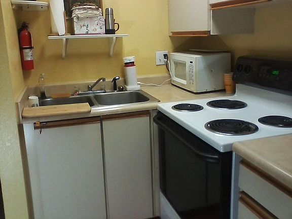 Kitchen with large oven