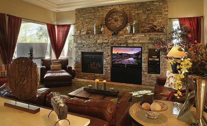 Kitchen is open to this Fabulous Family Room