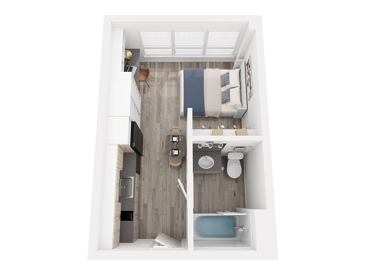 Floor plan Studio 1