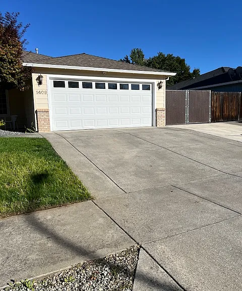 Garage and side access