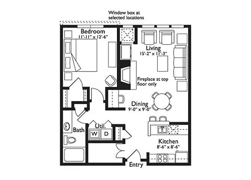 Floor plan The Sandstone