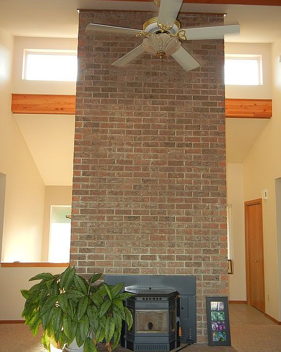 Living room and entry