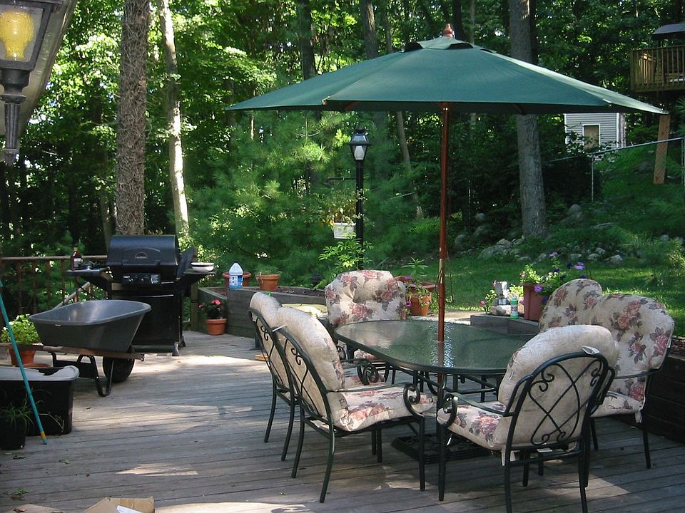 The back patio
