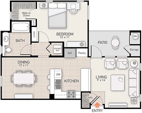 Floor plan Plan B