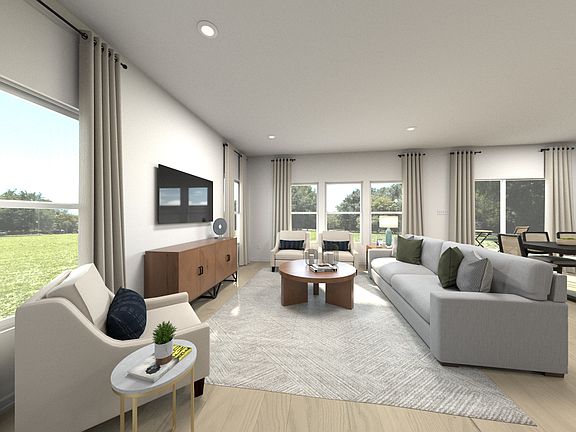 Virtually Staged Living Room