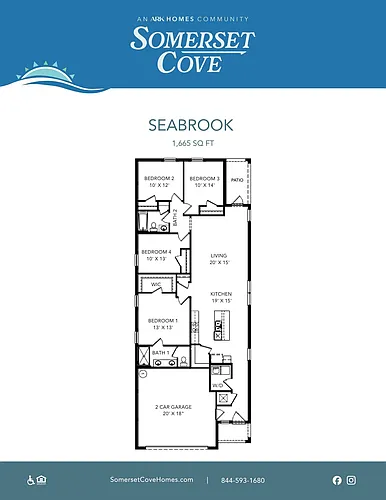 Floor plan 4097 Antigua Wy
