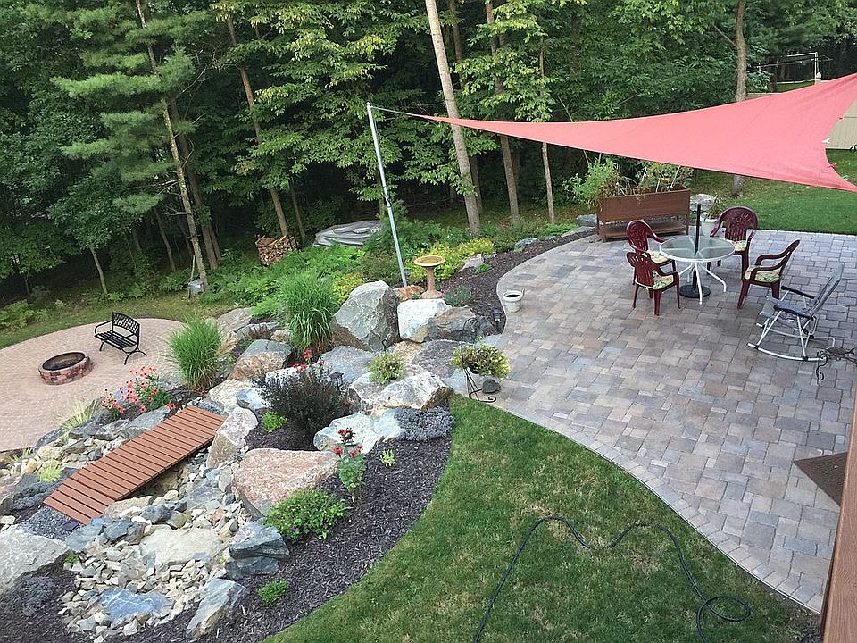 Summer backyard  view from d