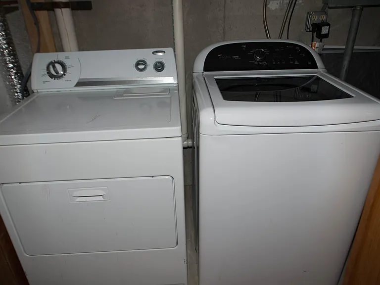 washer and dryer