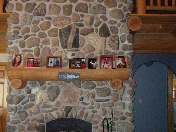 Great Room Fireplace (wood)