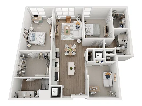 Floor plan B1BD