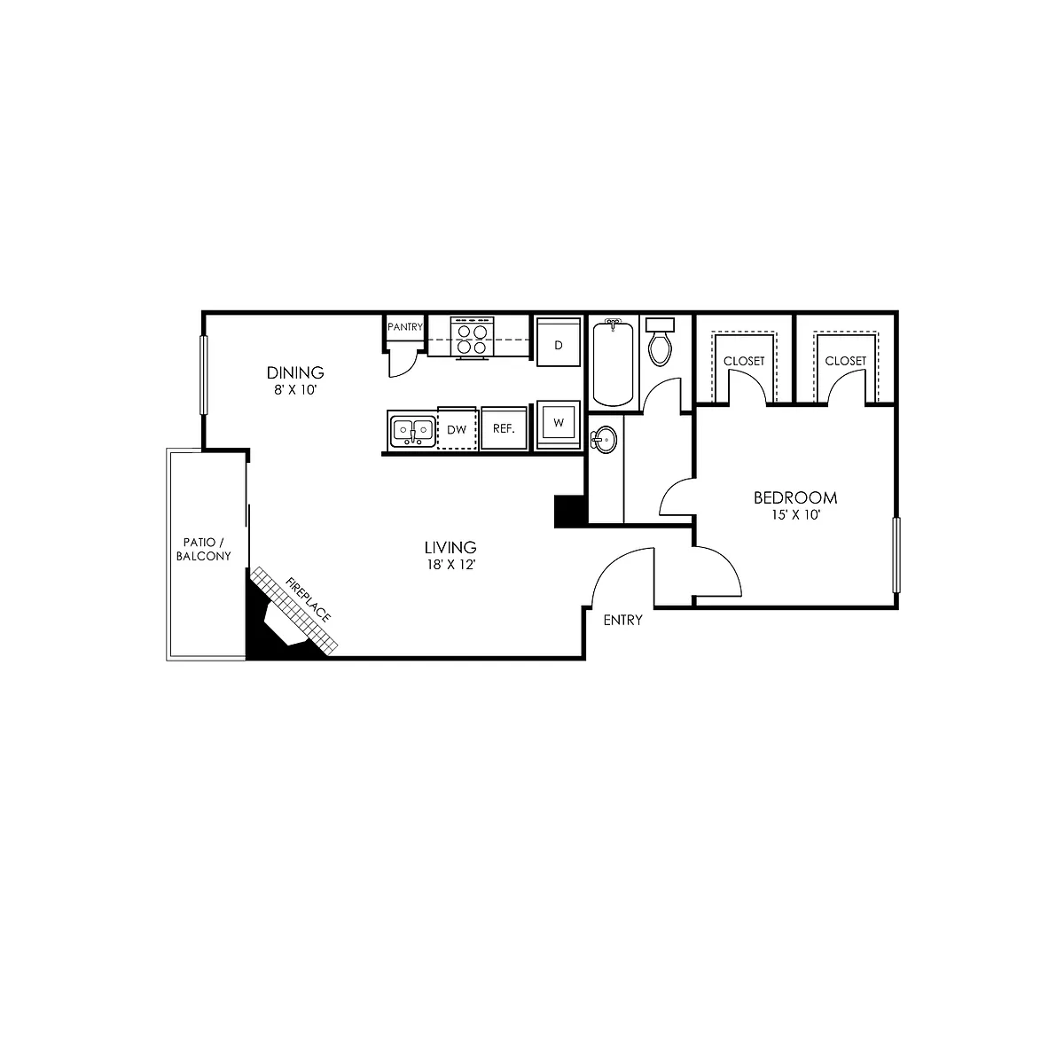 Floor plan A4 Renovated