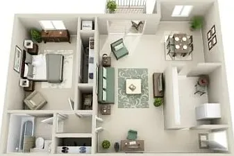 1 Bedroom 1 Bedroom
