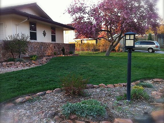 Front Crabapple Blossoming in Spring