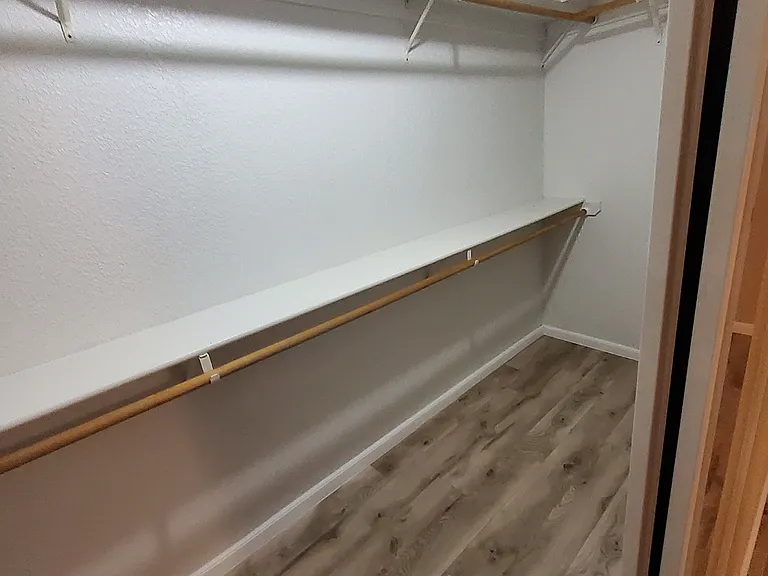 Master walk-in closet