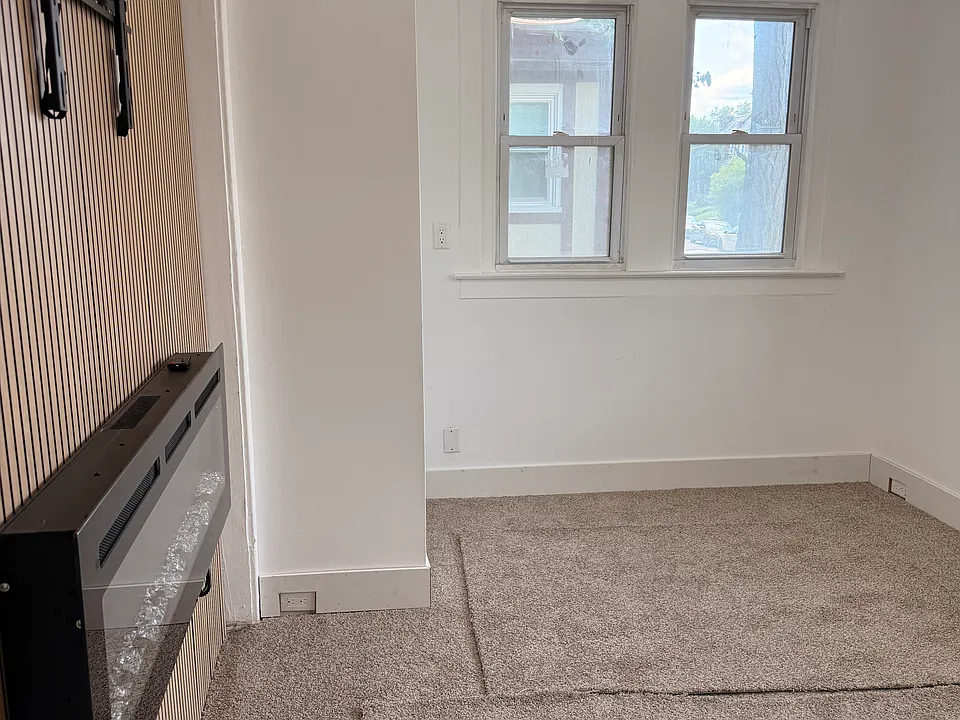 Bedroom with Fireplace & TV Mount