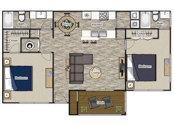 Floor plan The Summit Renovated