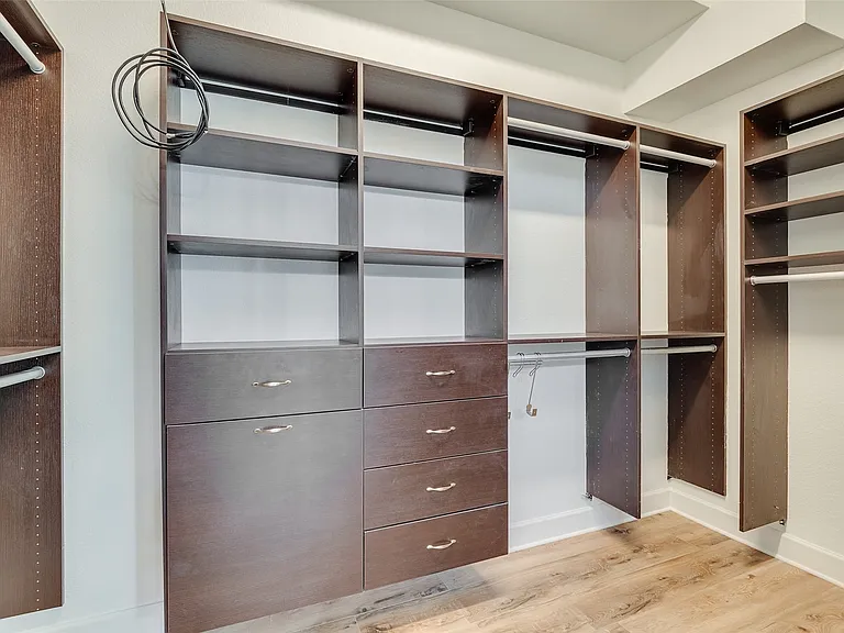 Primary closet