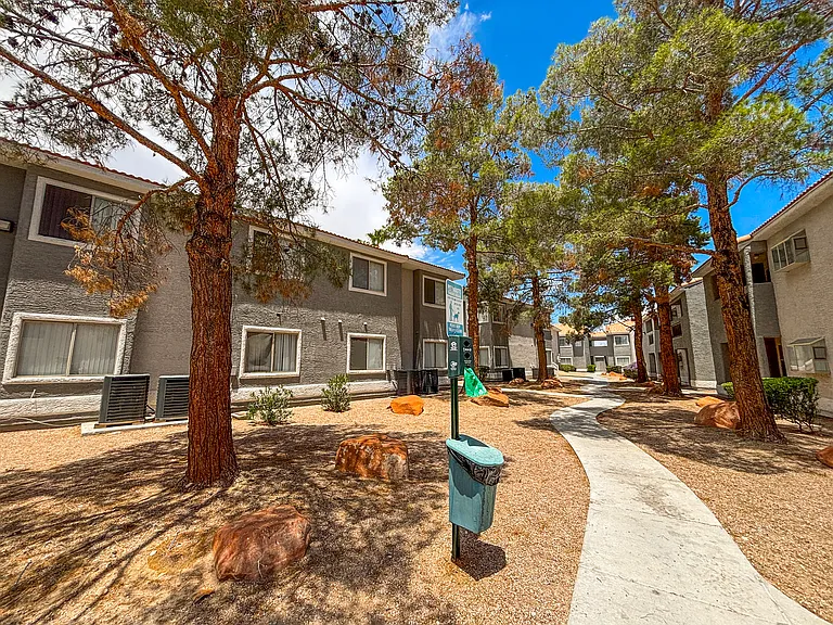 Common areas / Apartment buildings with pets waste stations.