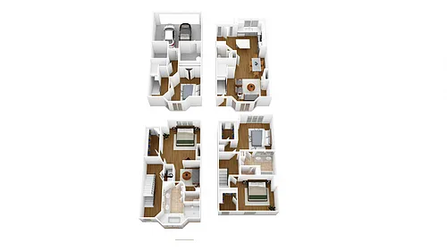 Floor plan D3C - Townhouse