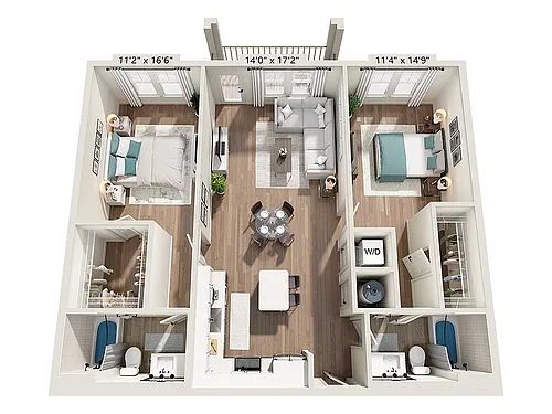 Floor plan B2